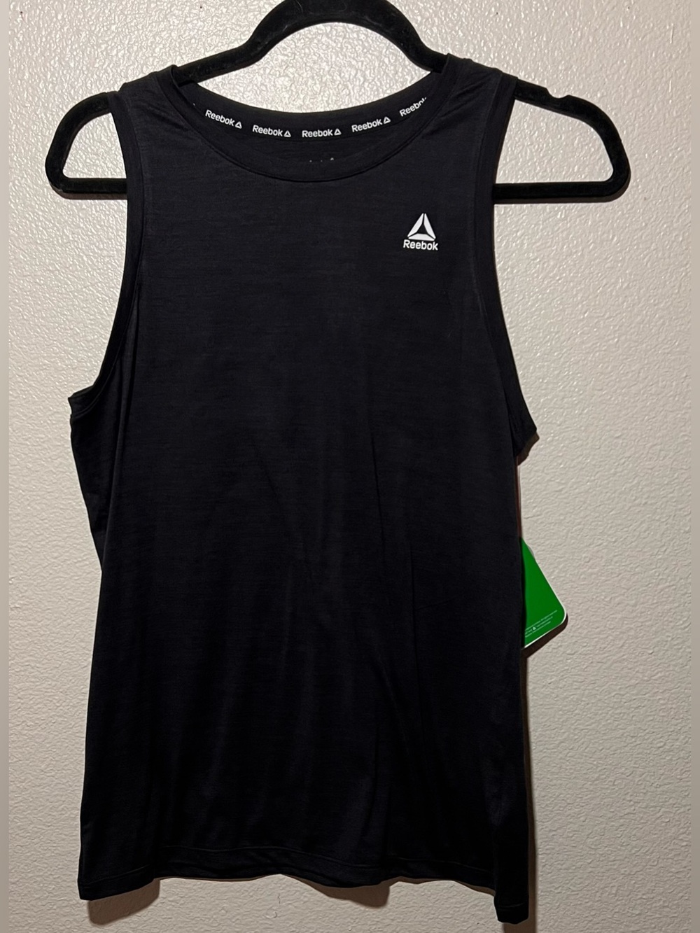 Reebok Black Performance Tank Top NWT Size Small
